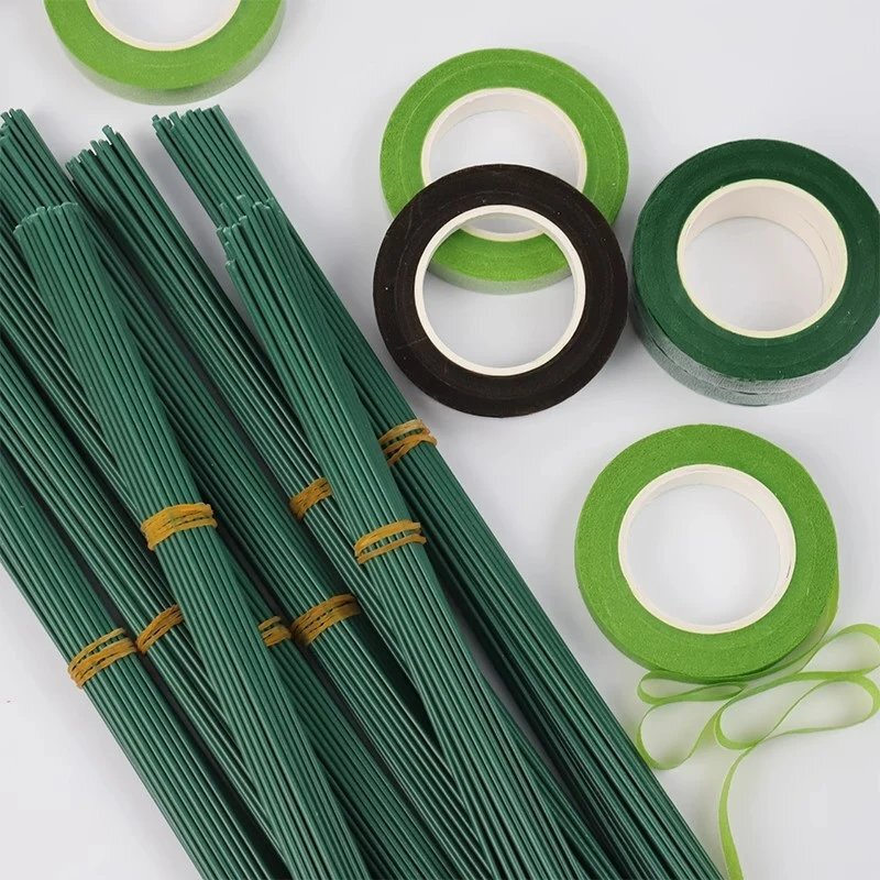 No. 2 Flower Stem DIY Flower Arrangement Green Iron Wire Flower Branch Rose Stem Twist Rod 2mm Coated Green Direct from Manufacturer No. 2 Flower Stem DIY Flower Arrangement Green Iron Wire Flower Branch Rose Stem Twist Rod 2mm Coated Green Direct from Manufacturer