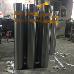 Guangzhou Model 304 Stainless Steel Anti-Collision Column Movable Car Stop Column Wanda Plaza Groove Film Warning Column
