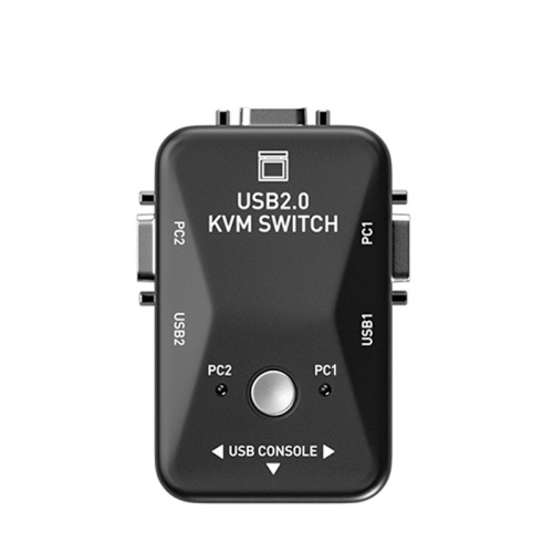 KVM switch 2 ports 4 ports manual VGA 2 in 1 out switch USB with keyboard and mouse switch 4 in 1