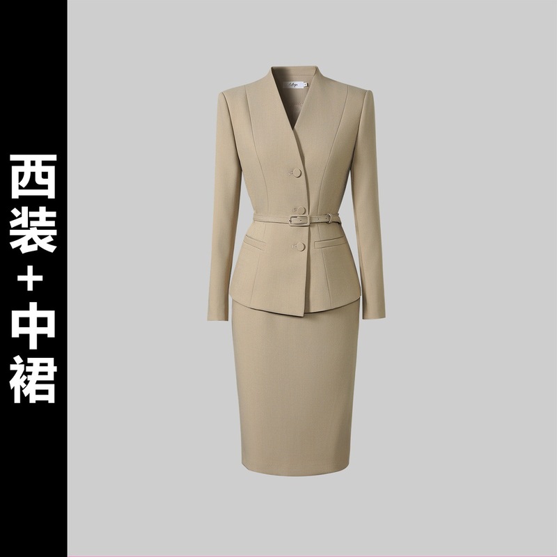 秋季西装套装女2025新款职场通勤气质干练时尚修身高端职业工作服|undefined