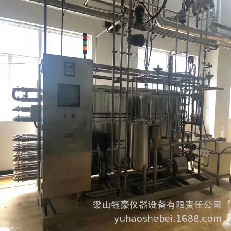 济宁出售不锈钢食品巴氏杀菌机 二手高温管式全自动列管式杀菌机