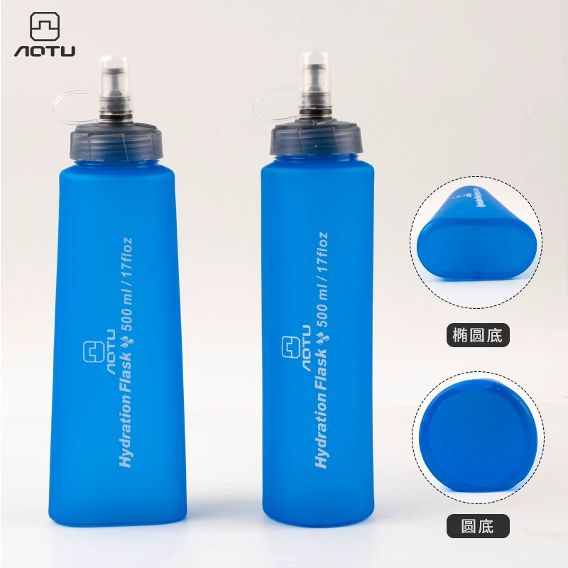 Bump TPU спортивная мягкая бутылка для воды Фитнес Бег Верховая езда чашка для воды складная уличная сумка для мягкой воды 500 мл