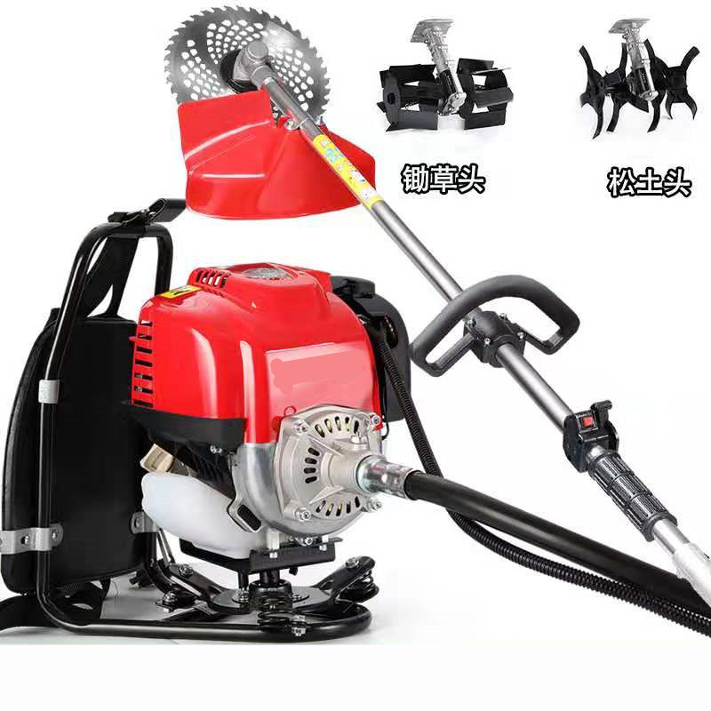 背负锄地机家用除草机汽油手持式果园除草松土机割灌机