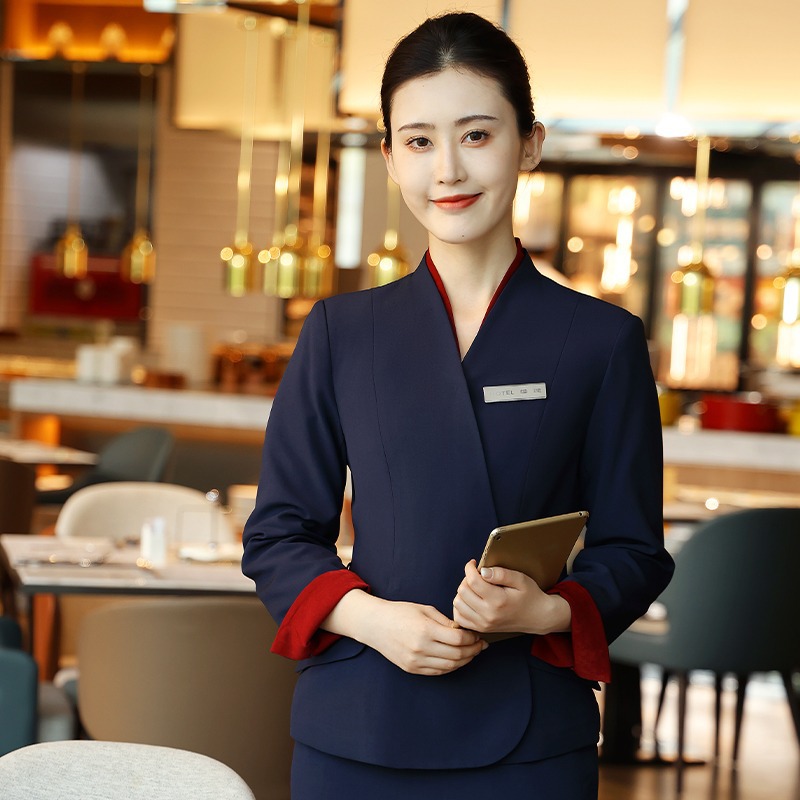 Yiyantang Professional Attire Autumn/Winter High-End Sales Office, Hotel Receptionist, Jewelry Reception Manager Work Suit Women's