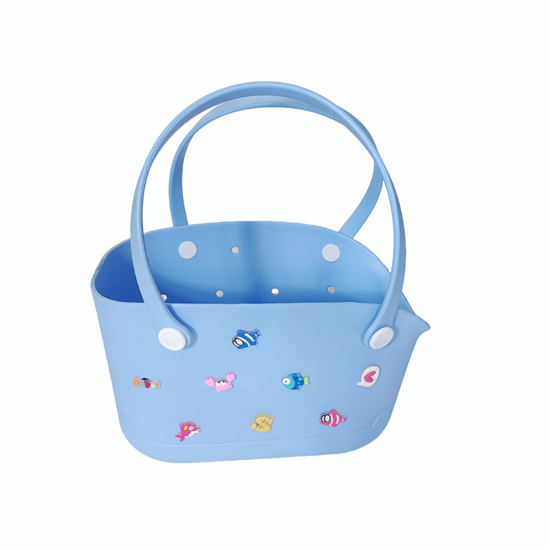 40X20X22.5cm; 하늘색; 비치백