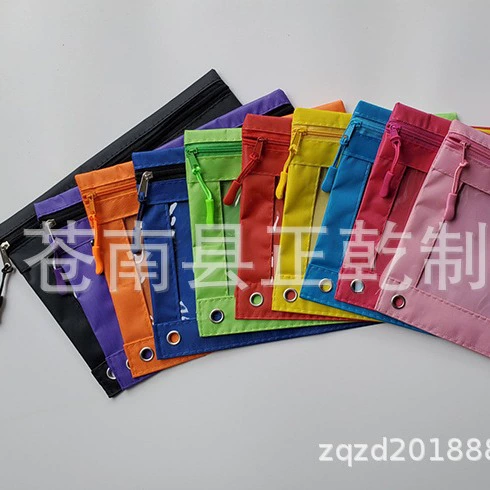 Pencil case, pendant with zipper for documents