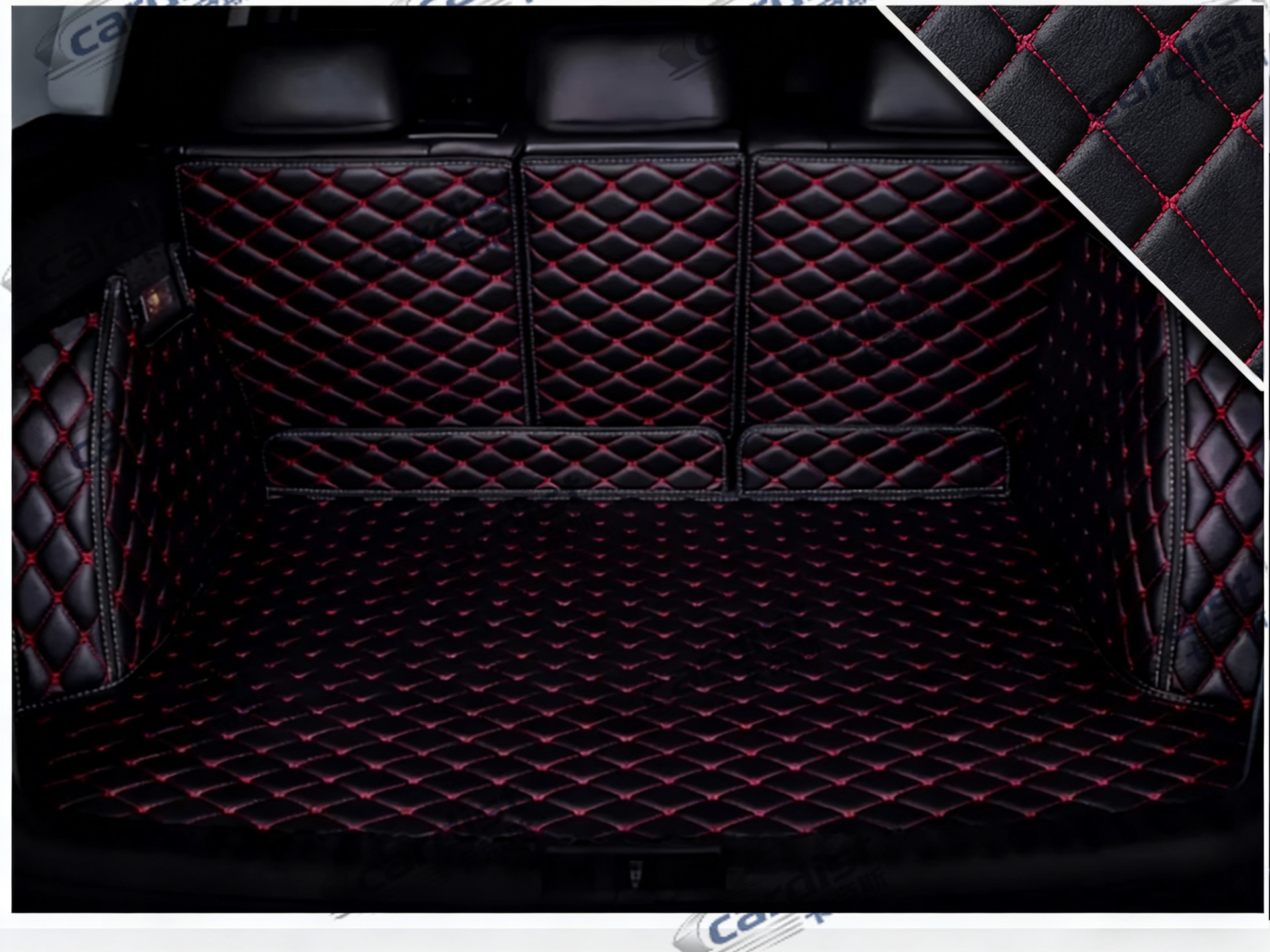 Catist/High-Quality Leather Full-Cover Car Trunk Mat Cross-Border