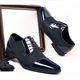 Spring and Autumn New Men's Shoes Large Size Business Dress Men's Leather Shoes Casual British Youth All-match Leather Shoes Men's Cross-Border