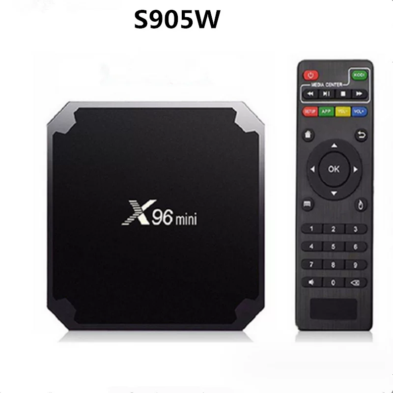X96 mini S905W set-top box 2G \ 16G Android 7.1 4k HD смарт-медиаплеер телевизионная приставка