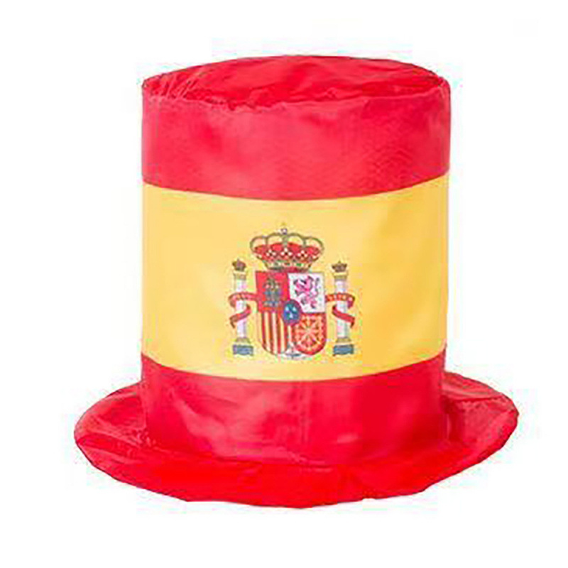 Sombrero de Animación con Bandera de Terciopelo Decorativo para Eventos Deportivos y Fiestas image 36