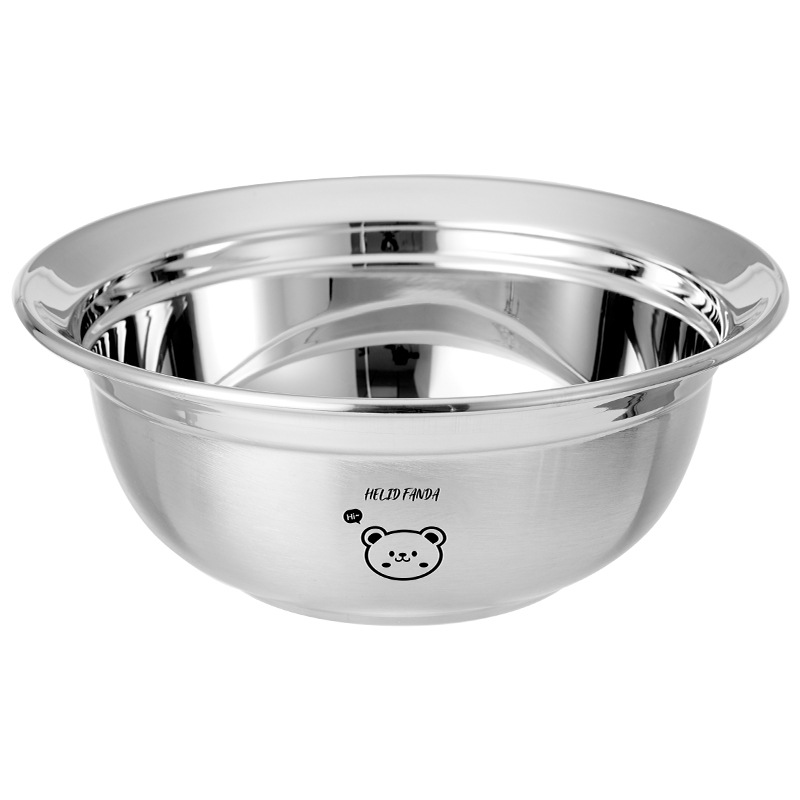 Tazón de Alimentación para Bebés de Acero Inoxidable 316 de Grado Alimenticio, Tazón Grande y Profundo para Niños, Apto para Cocina de Inducción, Tazón para Sopa Doméstico