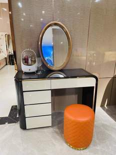 Solid Wood Dressing Table New Nordic Light Luxury Internet Celebrity Storage Cabinet Bedroom Simple Makeup Table with Stool Wholesale
