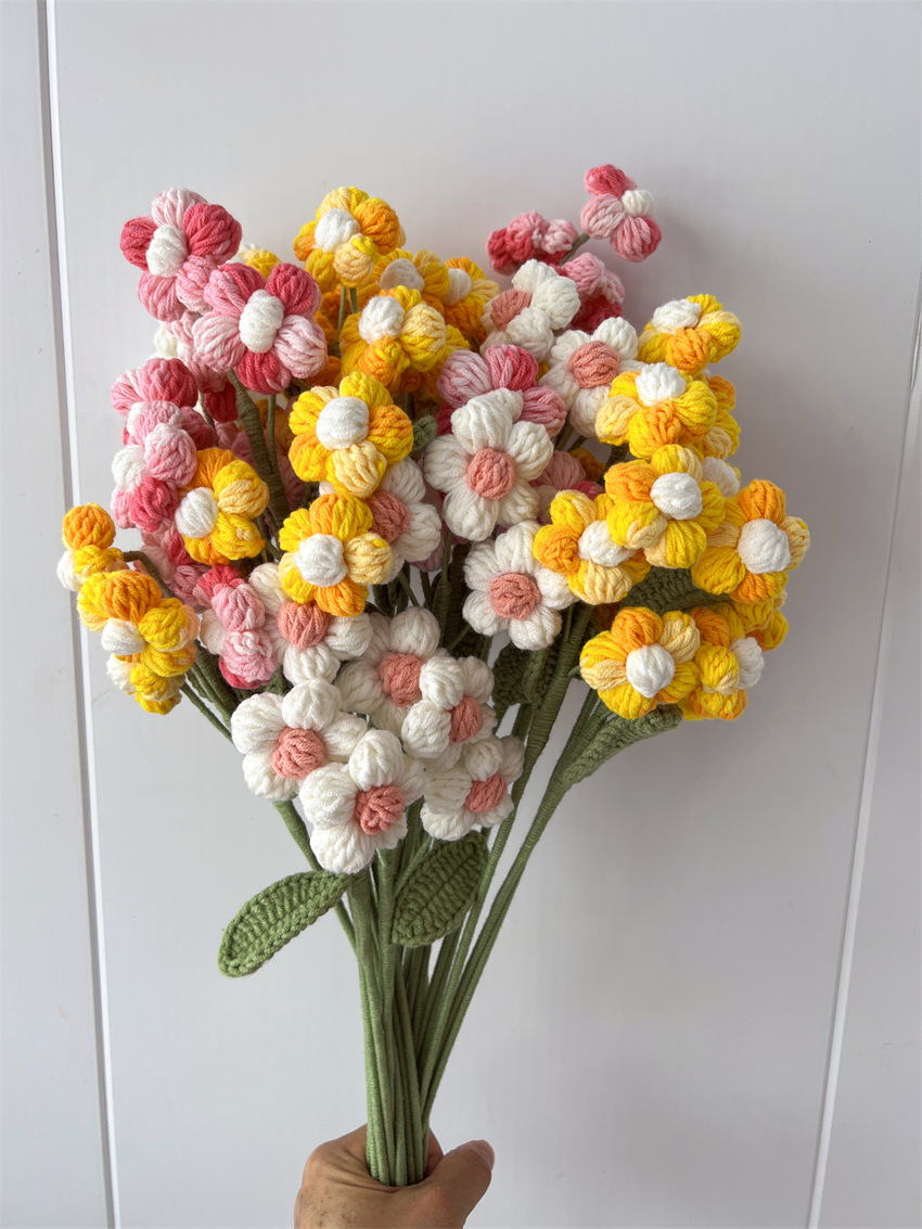 Pastoral Flower Yarn Artificial Flowers display picture 1