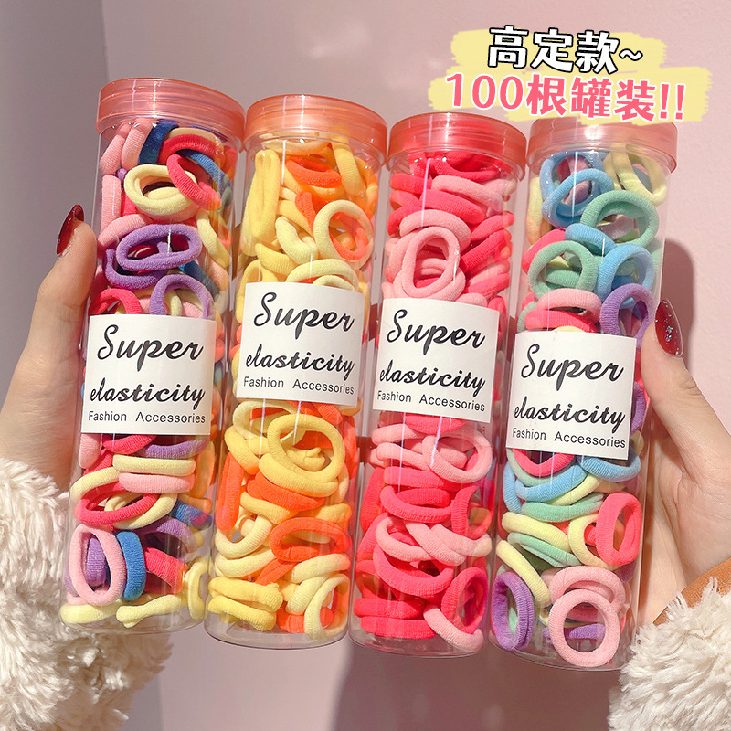 Banda de goma para niños banda de pelo de bebé no duele el cabello Cuerda de pelo de niñas coreanas banda de goma de aspecto alto accesorios para el cabello de bebé