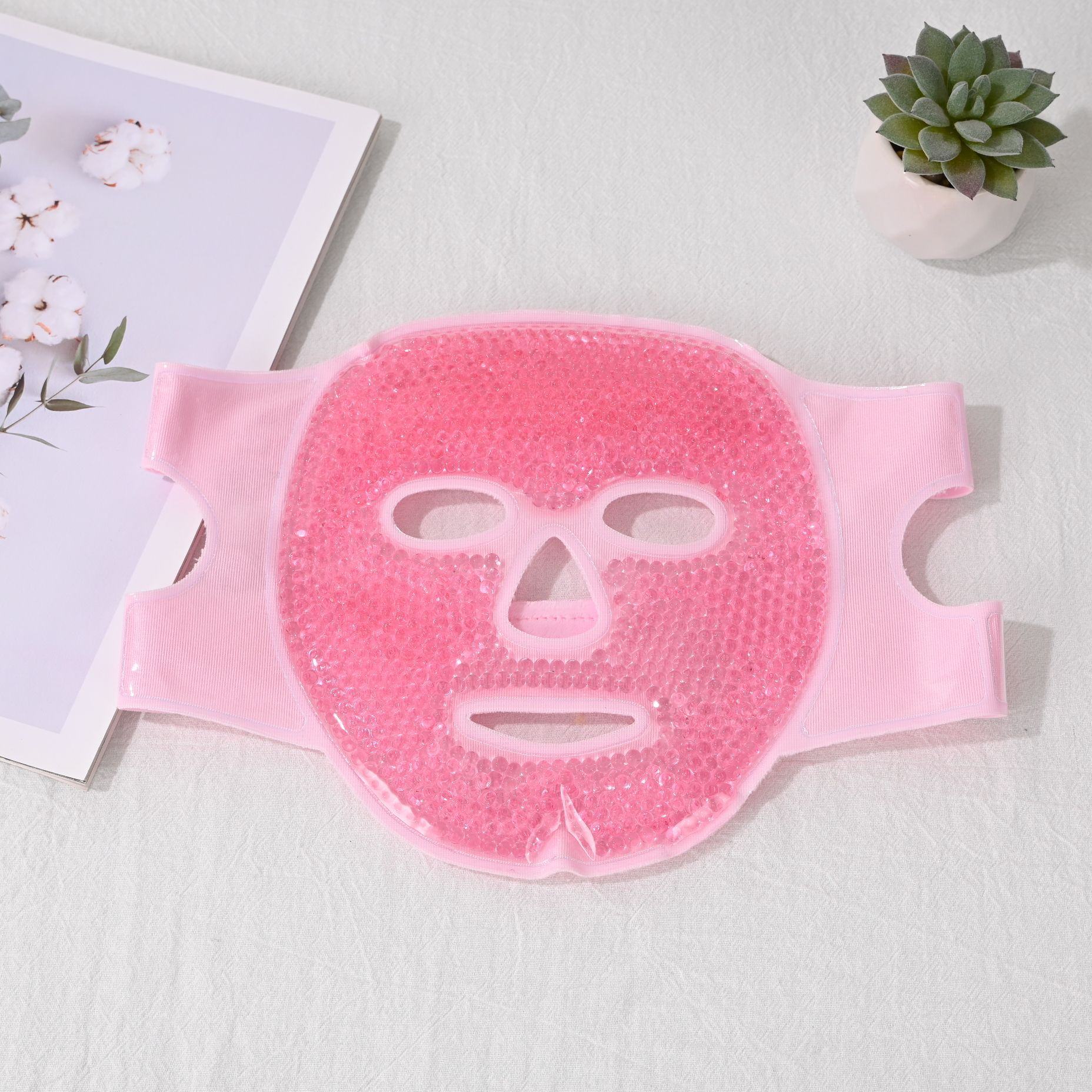Fabricante de ventas de PVC máscara de hielo máscara de frío y caliente máscara de gel máscara de hielo máscara de confort de visor