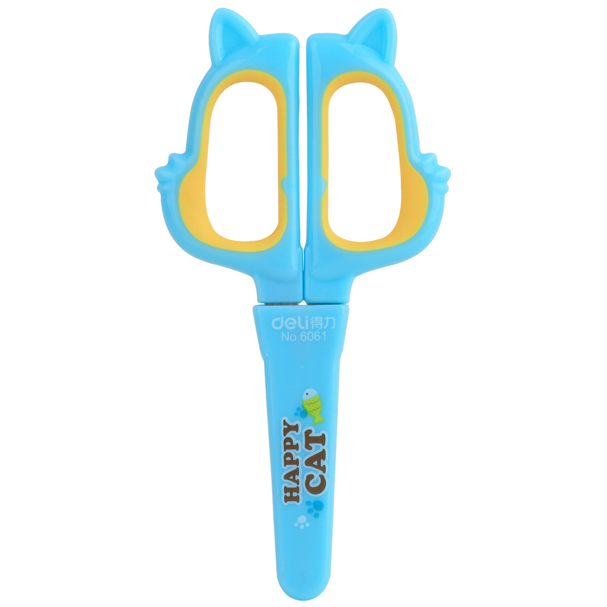 Cartoon scissors, children's protective case for early age