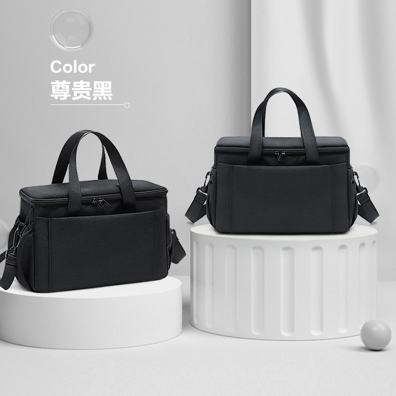 El nuevo bolso negro noble (gran capacidad) se puede levantar/espalda/bandolera/colgar