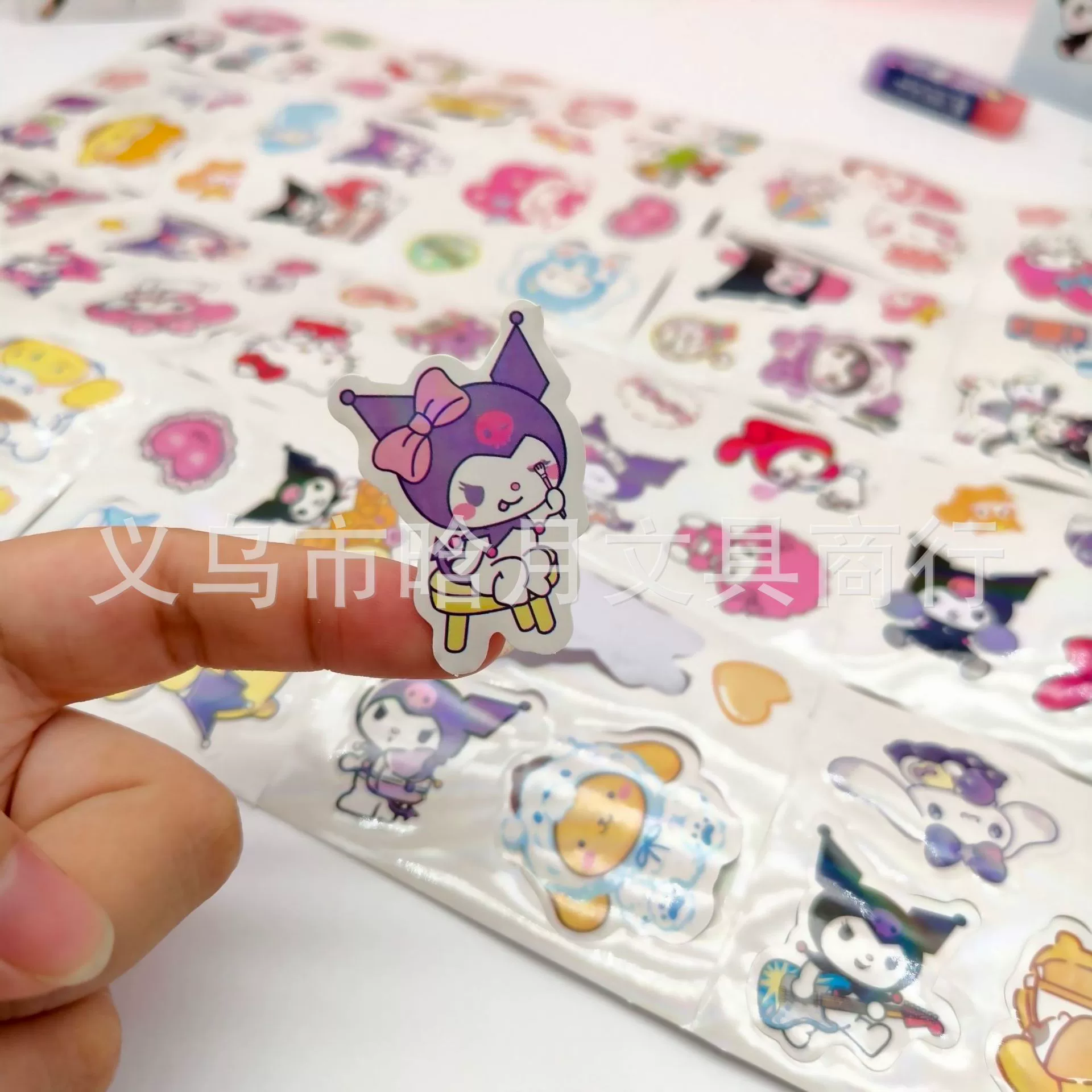 Набор наклеек Sanrio, 66 шт., неповторяющиеся милые стикеры, декоративный набор