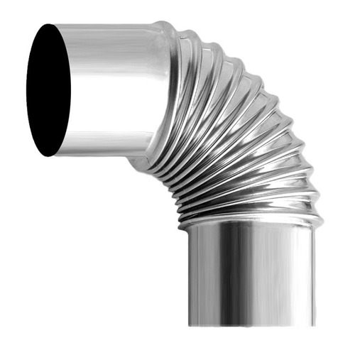 Factory direct supply stainless steel elbow for gas water heater 50607080100 water heater chimney