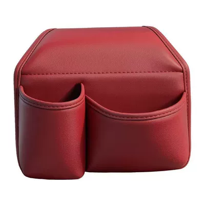 side storage bag, partitioned – Car storage bag/box - ybd-adhesive-cup-holder-red-double-position