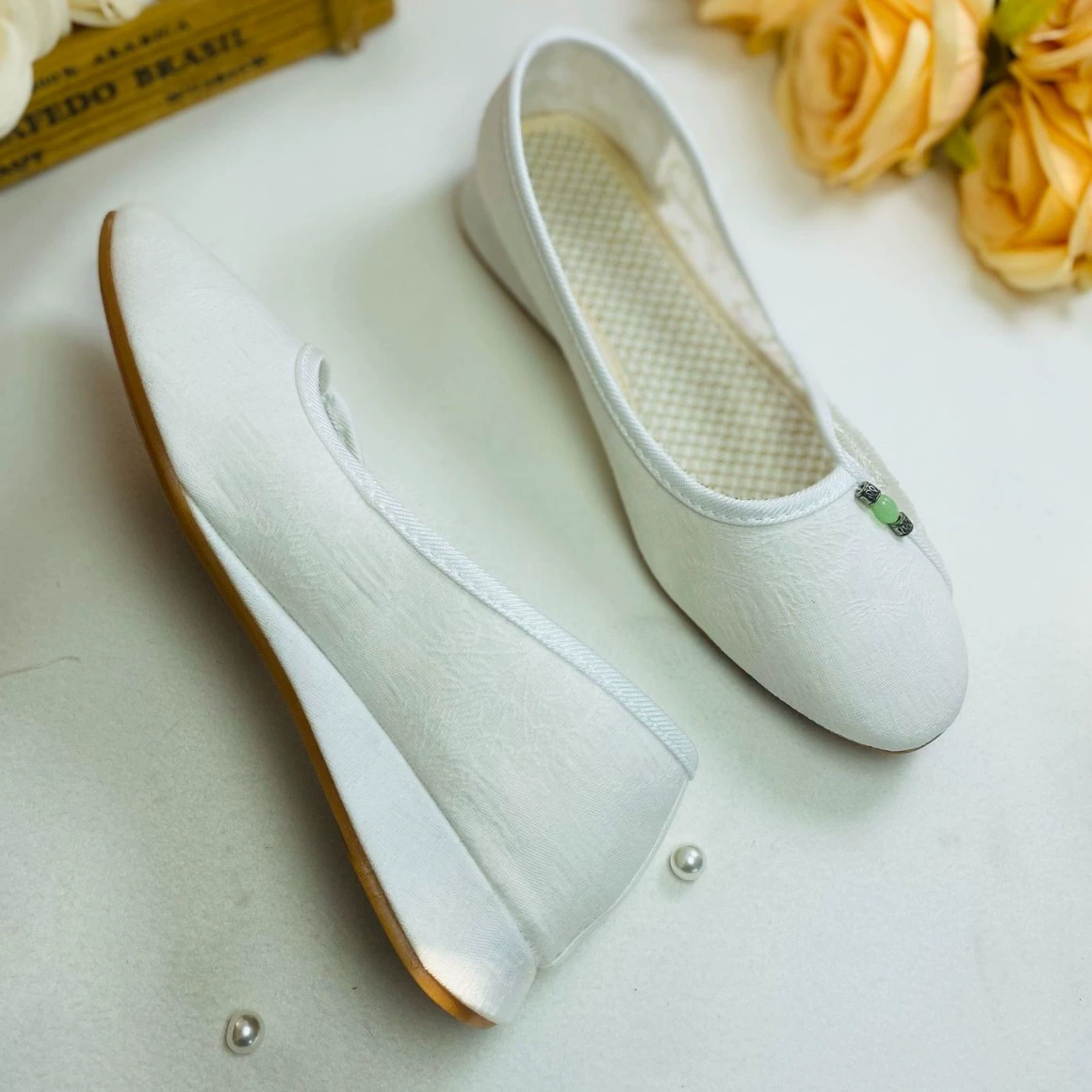 Su Zhi ~ Old Beijing Тканевая обувь в этническом стиле Тканевая обувь для дома и дома Необходимая обувь Hanfu Обувь для матери Обувь Cheongsam