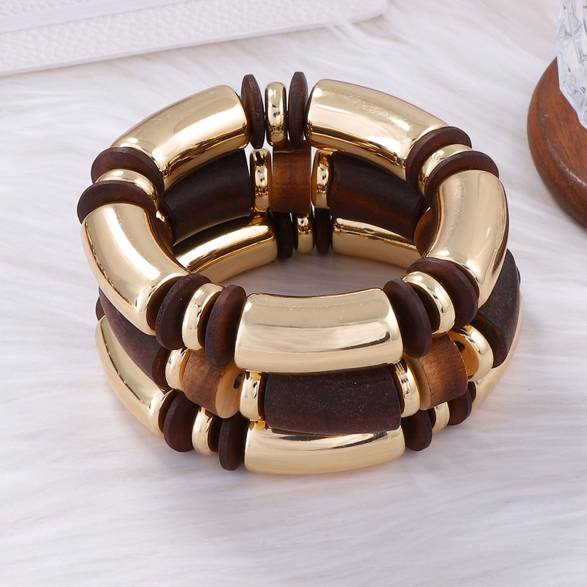 Bracelet multicouche minimaliste, empilable et confortable_voghion.com