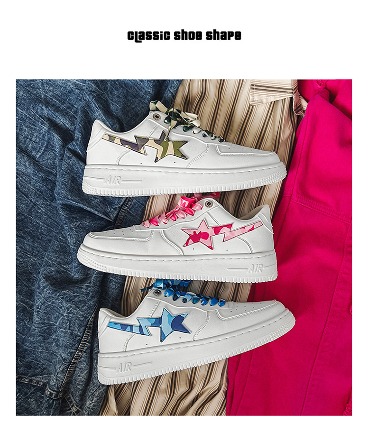 Herren Star Skateschuhe Modische Weiße Sneaker Für Den Alltag_voghion.com