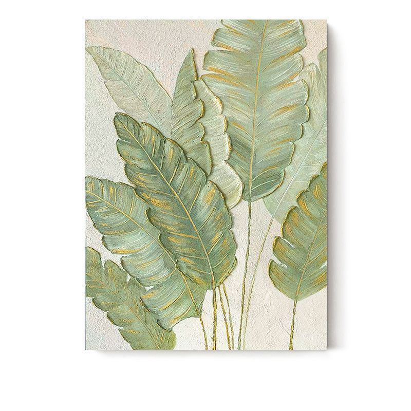 Modern Minimalist Cream-Style Living Room Wall Art for Sofa Background, High-End Oil Painting