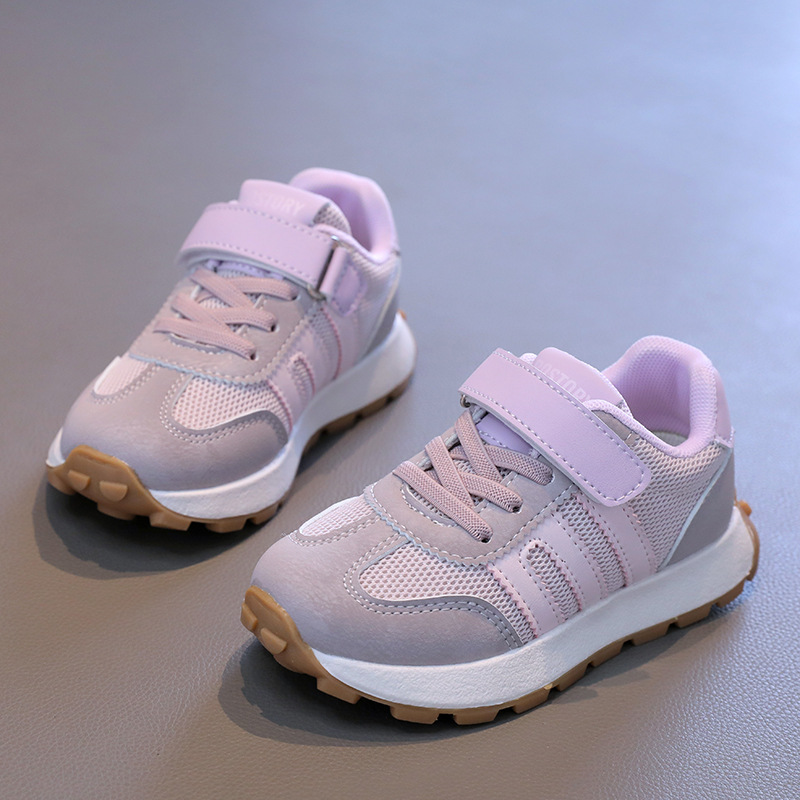 Girls' Waffle Shoes 2024 Spring and Autumn New Children's Lightweight Running Shoes Back to School Trendy Children's Casual Shoes Forrest Gump Shoes_voghion.com