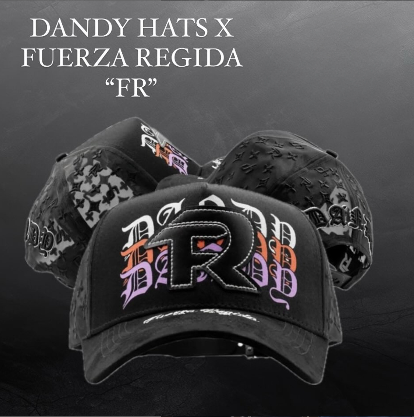 2025 explosión spot DANDY moda hip-hop tendencia gorra gorra de béisbol ajustable comercio exterior transfronterizo al por mayor