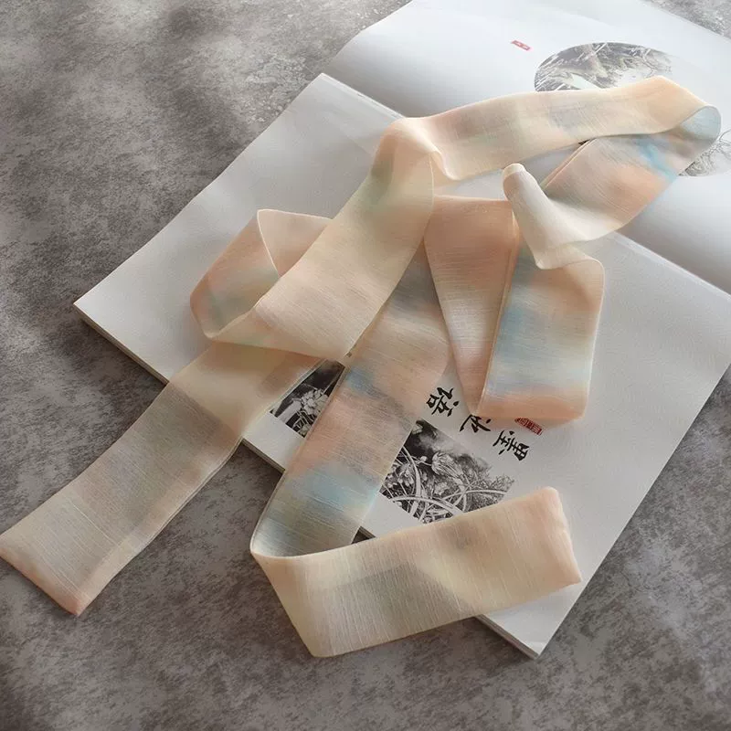 Повязка для волос в древнем стиле, лента династии Сун, аксессуары для волос династии Хань, сказочная развевающаяся повязка на голову, повседневная повязка на голову, лента для волос в стиле ретро, ​​веревка для волос