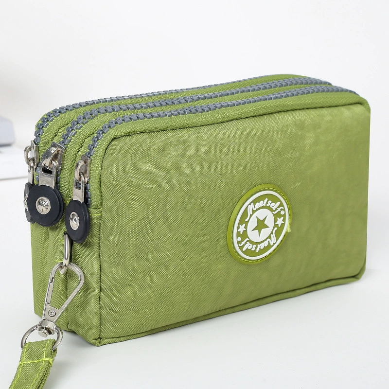Кошелек на молнии с плечевой сумкой, длинной ручкой, маленькая clutch-сумочка, тканевый
