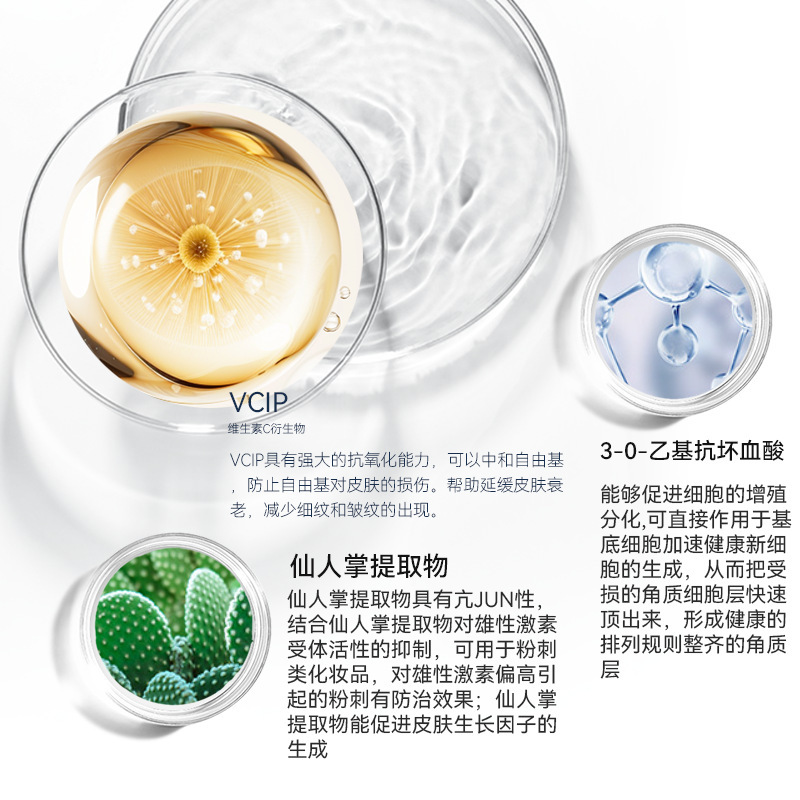 10%VCIP精华乳改善暗沉媄白提亮淡化色斑修护亢初老补水保湿乳液|undefined