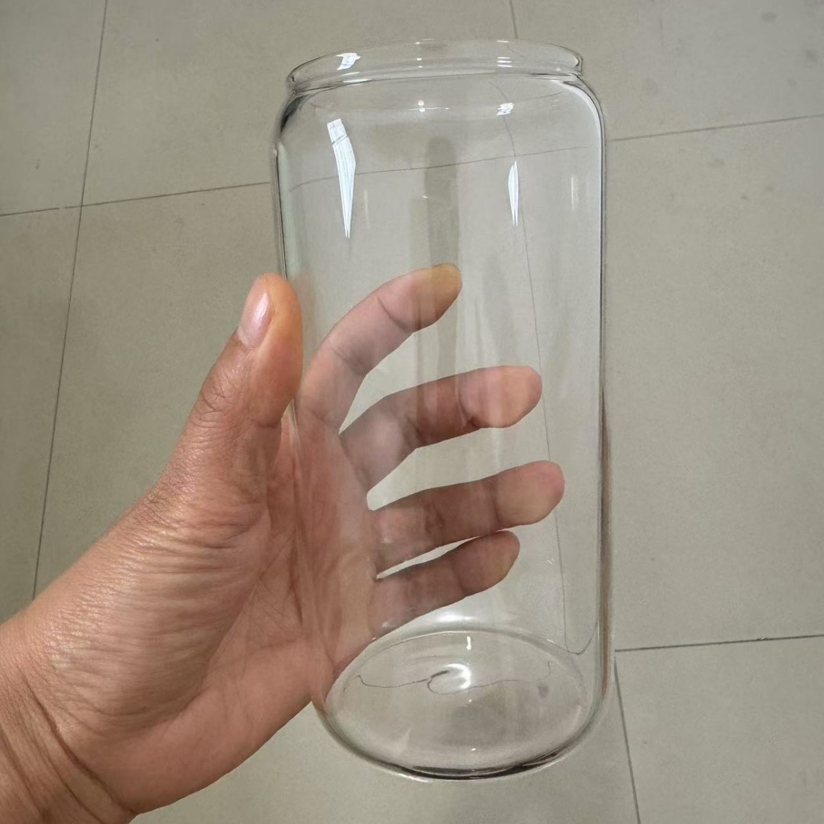 Amazon transfronterizo de alta borosilicona taza de vidrio resistente a altas temperaturas taza de té con taza de paja con tapa taza de agua de una sola capa taza creativa