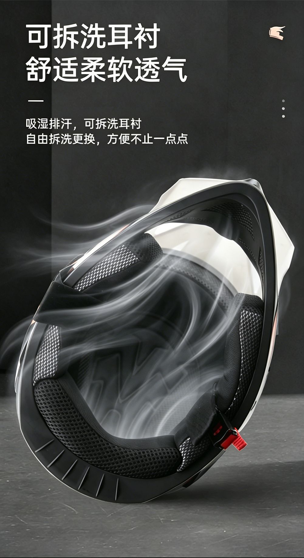 Dot Mountain Road Off-Road Motorcycle Helmet Full-Face Helmet for Men and Women, Electric Motorcycle All-Season Winter Rally Helmet