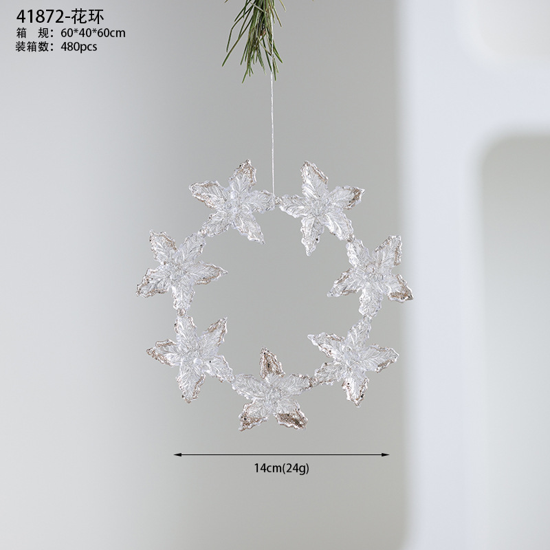 Buscando madera, árbol de Navidad transfronterizo, colgante de acrílico, campana, carruaje de calabaza, carrusel, colgante decorativo de bailarina