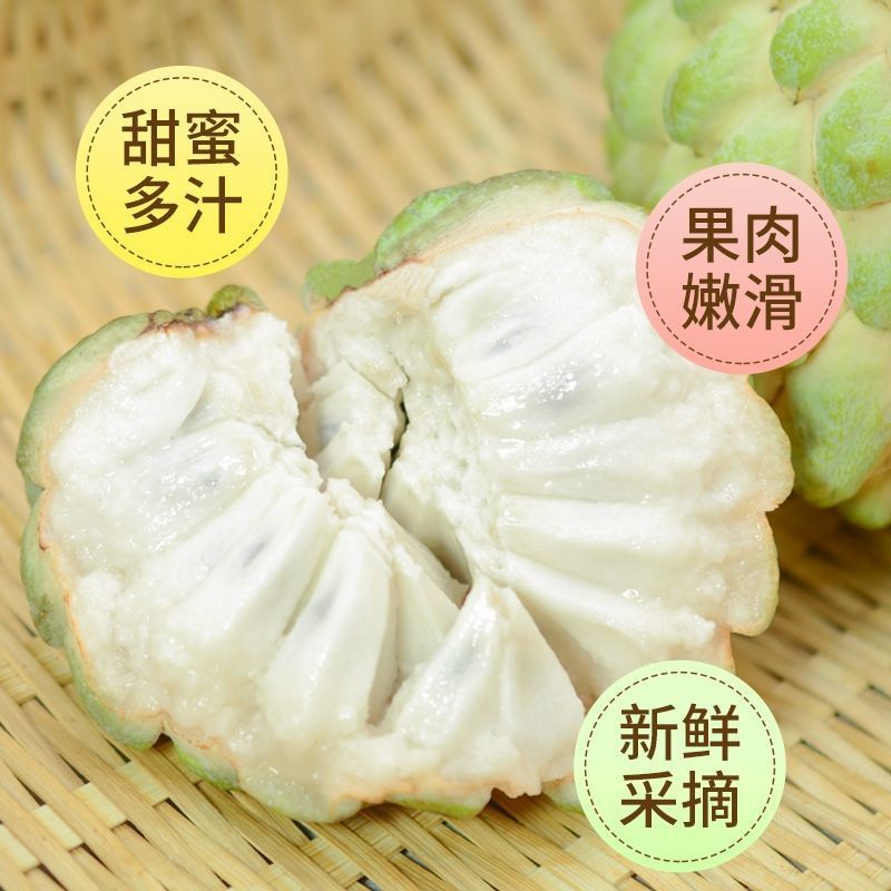 [Shunfeng extra large fruit]Thailand Shakya fresh Pineapple Shakya fruit Custard apple fruit Annona litchi 5