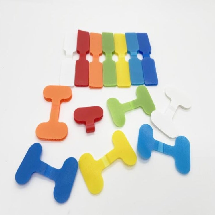 厂家直销存储电缆标签魔术贴储存物书写在线标签识别粘扣识别标签