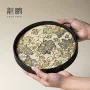 龙鹏小号圆形吸水茶盘