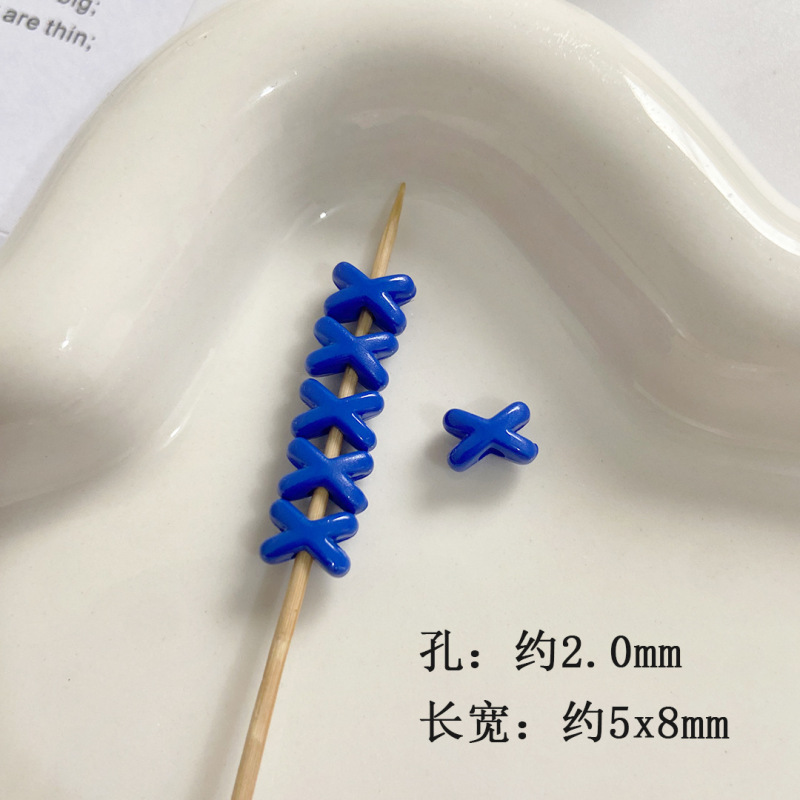 彩色xx隔珠马克龙色系diy串珠配件手机链包挂钥匙扣饰品项链包挂|undefined