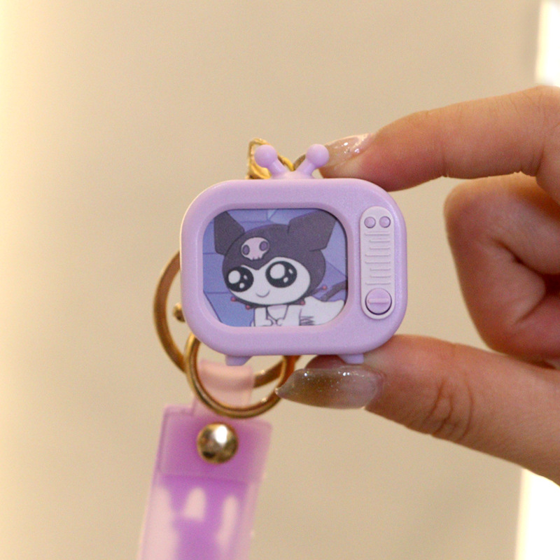 Yugui perro emisor de luz pequeña cámara llavero coolomi meiletty Cámara colgante