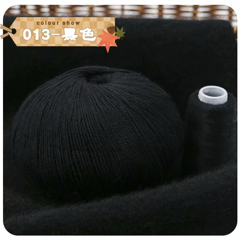 Lavado sin encogimiento Hilo de Cachemira de 3 hilos tejido a mano suave y ajustado bufanda de bebé sombrero abrigo hilo tejido a mano lana tejida a mano