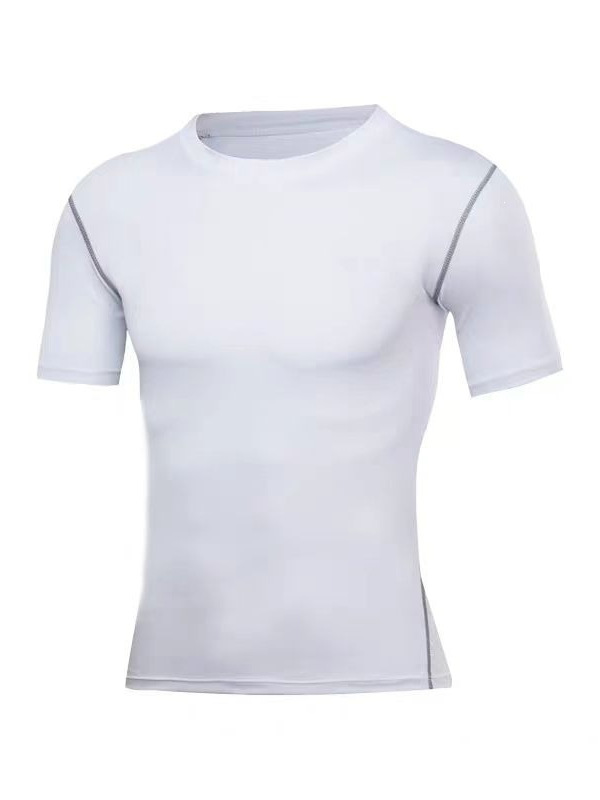 Solid color quick dry breathable elastic basketball sports base…