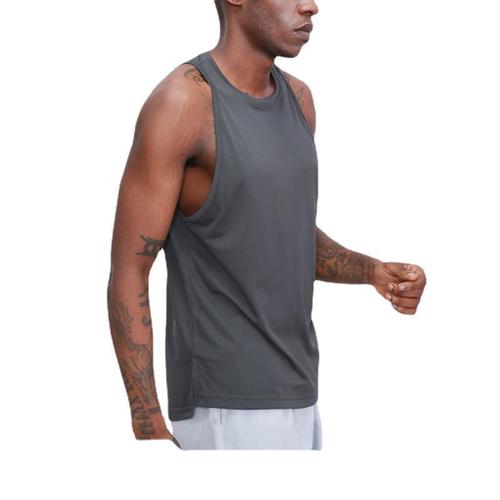 Cross-border lulu same style summer quick-drying sports vest loose outdoor running basketball sleeveless fitness clothes men's tops