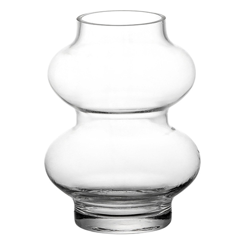 Nordic simple Gran Luz de alta apariencia florero de vidrio de lujo sala de estar arreglo de flores hidropónico casa decoración del piso adornos