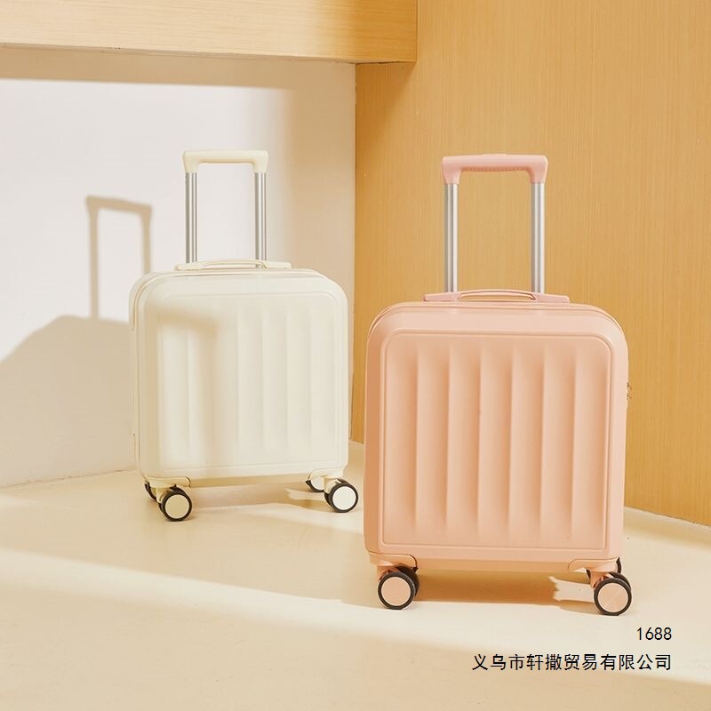 Silent wheels for suitcases, carry-on luggage, small, no-check-in required, pull-along suitcase, lightweight travel suitcase, password-protected suitcase, student suitcase