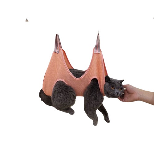 Pet grooming hammock for small cats and dogs, bathing, grooming, nail trimming, ear cleaning, grooming hammock