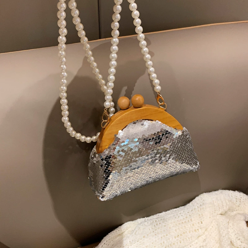 Модная летняя сумка для телефона, 2023 год, стиль Chanel, сумка для еды, сумка-цепочка