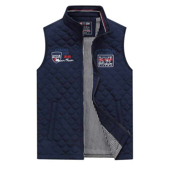 [PA] Kendi Shark Fall/Winter Men's Vest Jacket Cotton Collar Vest Loose Vest 3066