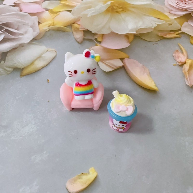 卡通diy树脂配件饰品立体夏日多巴胺短腿KT猫油胶发夹手机壳鞋扣|undefined